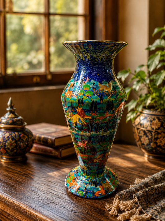 Paper Mache Decorative Vase