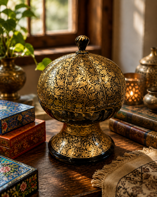 Paper Mache Decorative Storage Box