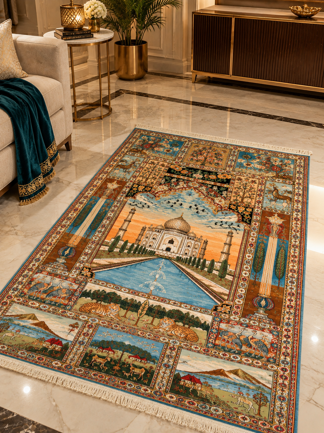award-winning-ornate-taj-mahal-kashmir-silk-hand-knotted-carpet_3