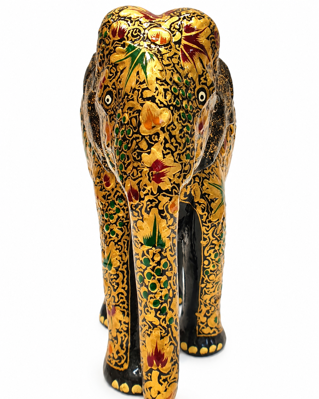  black-gold-chinar-leaf-handmade-kashmiri-paper-mache-elephant_1