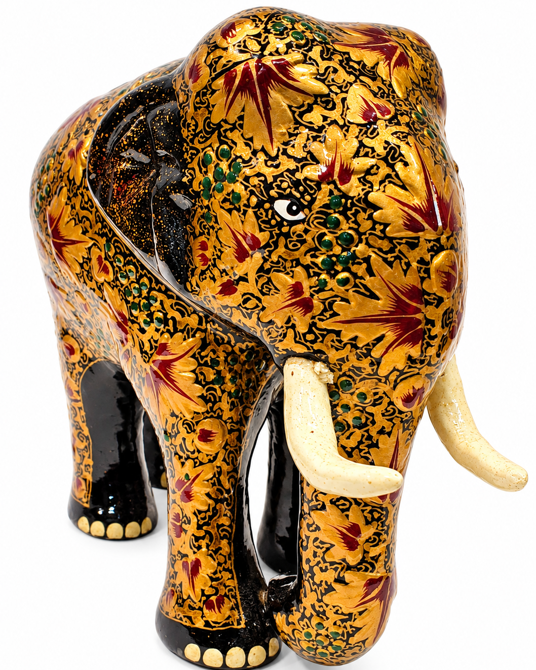 black-gold-tusked-chinar-handmade-kashmiri-paper-mache-elephant_3