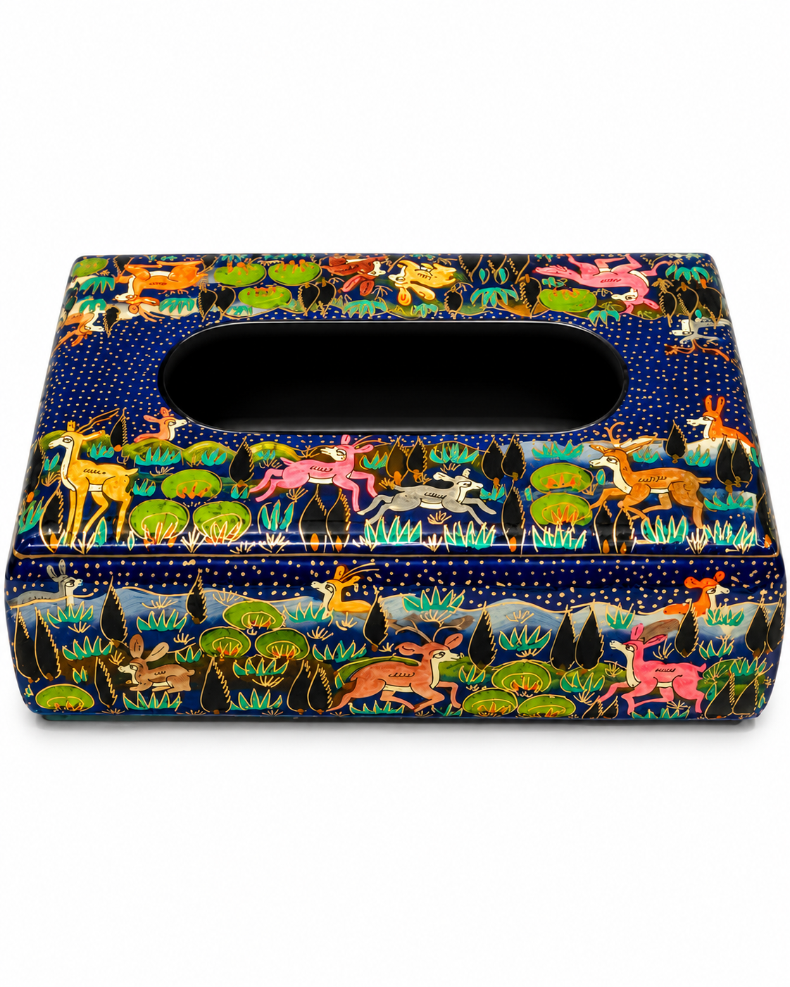 blue-forest-wildlife-handmade-kashmiri-paper-mache-tissue-box_3