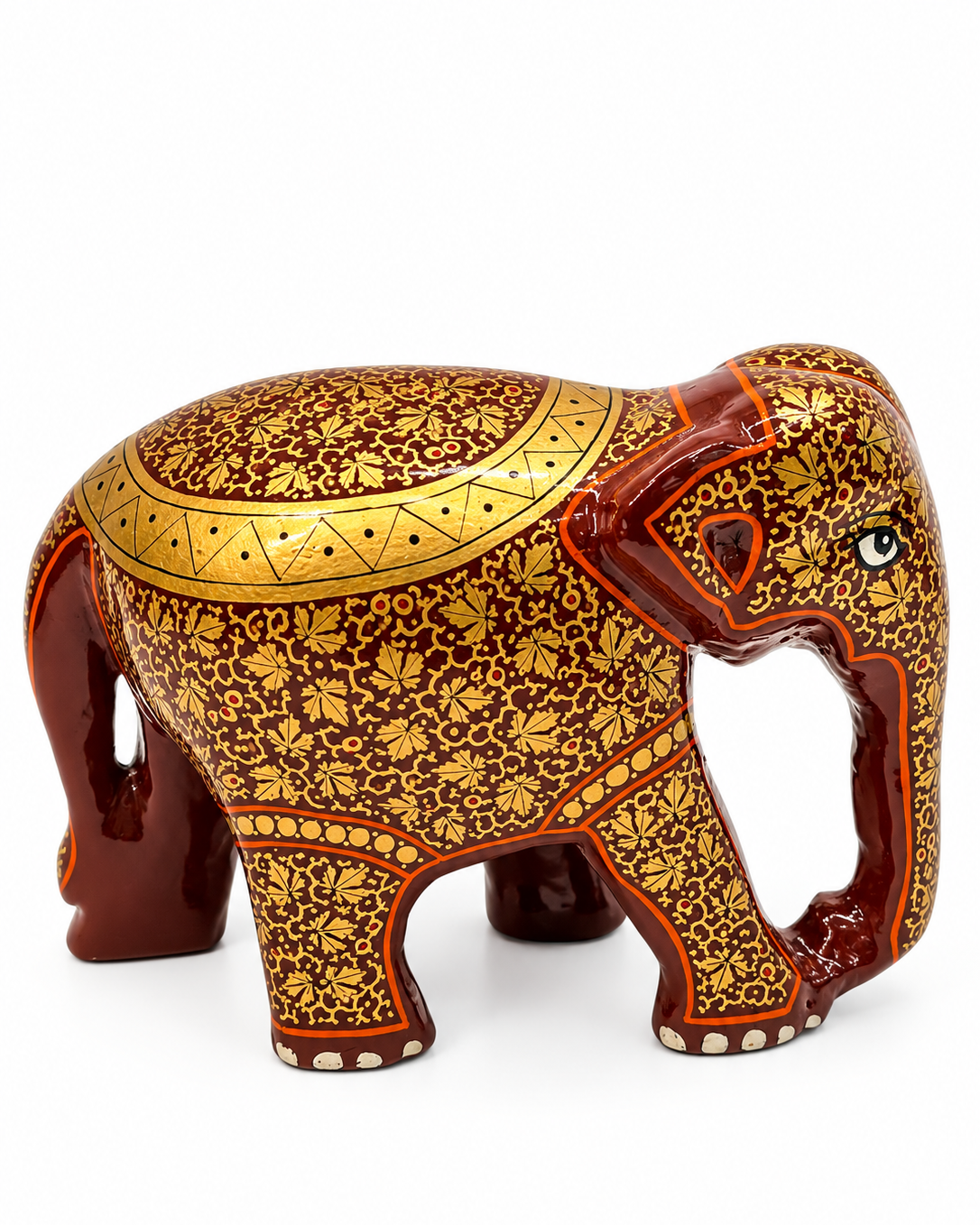 brown-gold-chinar-leaf-handmade-kashmiri-paper-mache-elephant-set-of-3_2