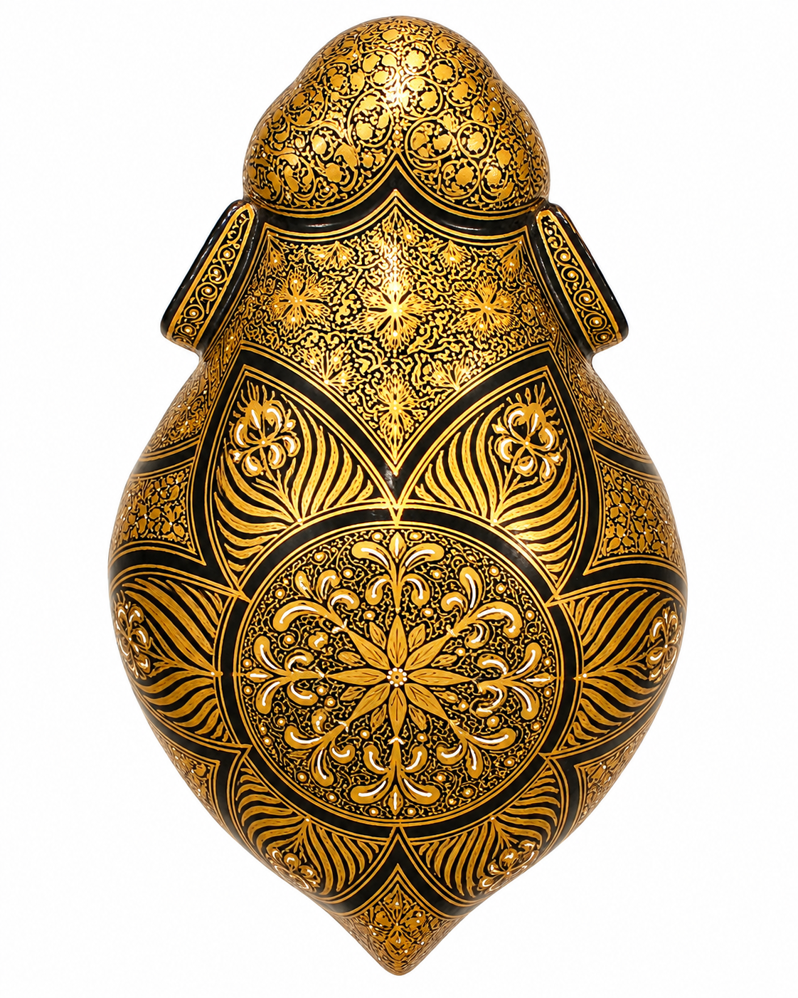  gold-black-floral-handmade-kashmiri-paper-mache-elephant_2