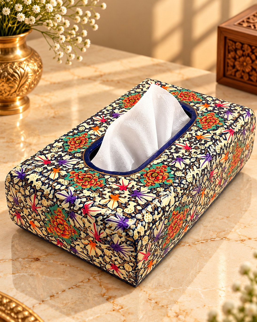 off-white-multi-floral-handmade-kashmiri-paper-mache-tissue-box