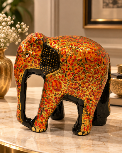 orange-gold-floral-handmade-kashmiri-paper-mache-elephant