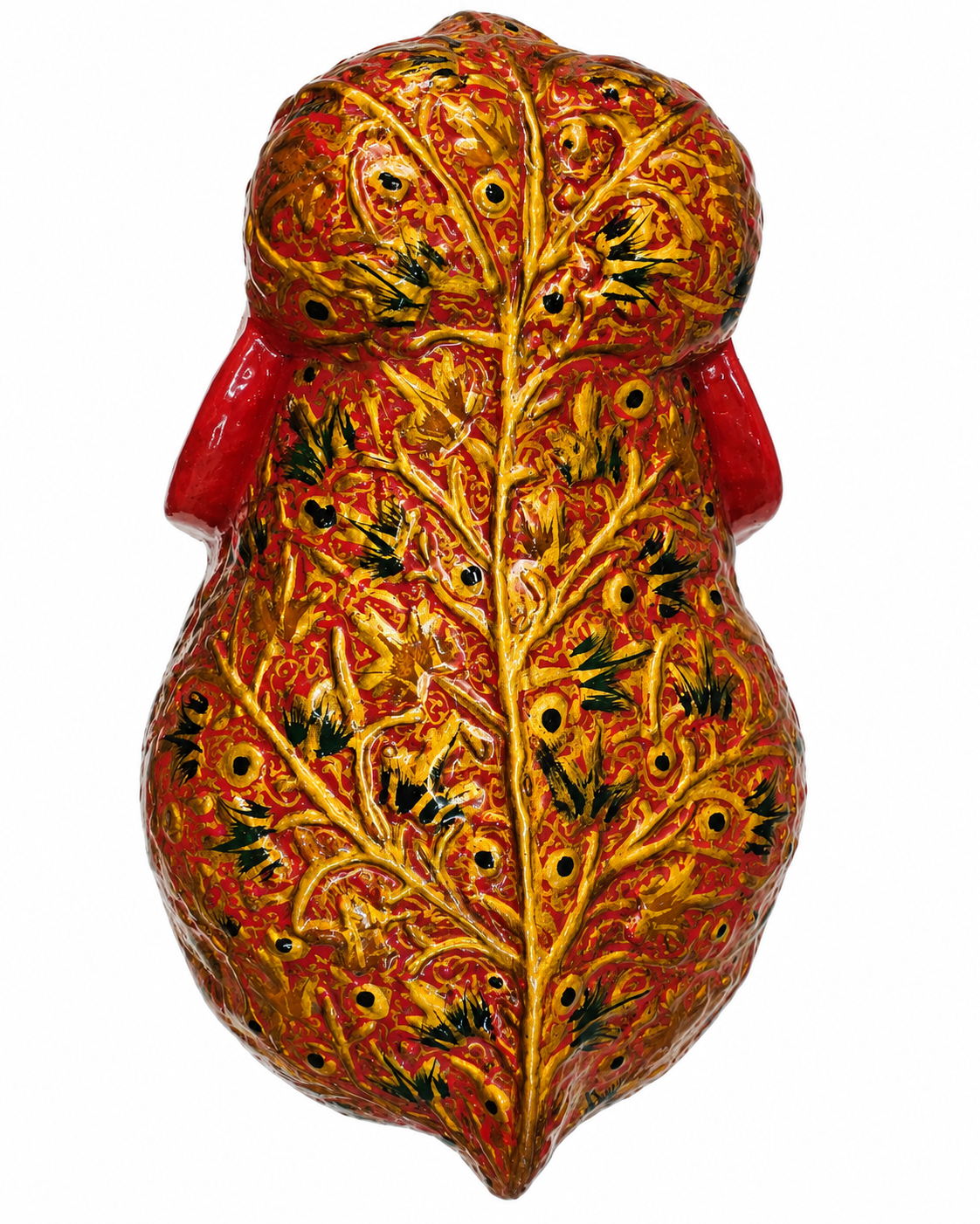 red-gold-floral-handmade-kashmiri-paper-mache-elephant_2