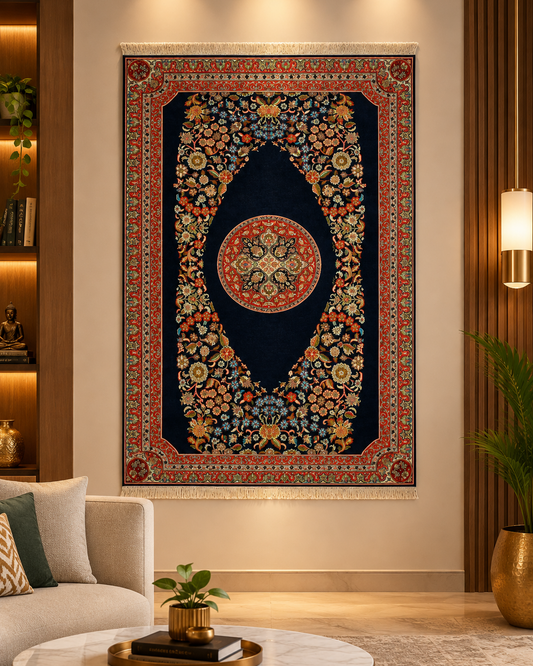 traditional-diamond-kashmiri-silk-hand-knotted-carpet