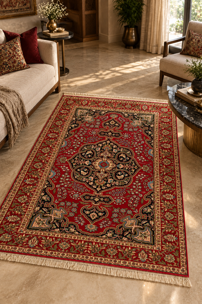 traditional-red-kashyaan-kashmiri-silk-hand-knotted-carpet_2